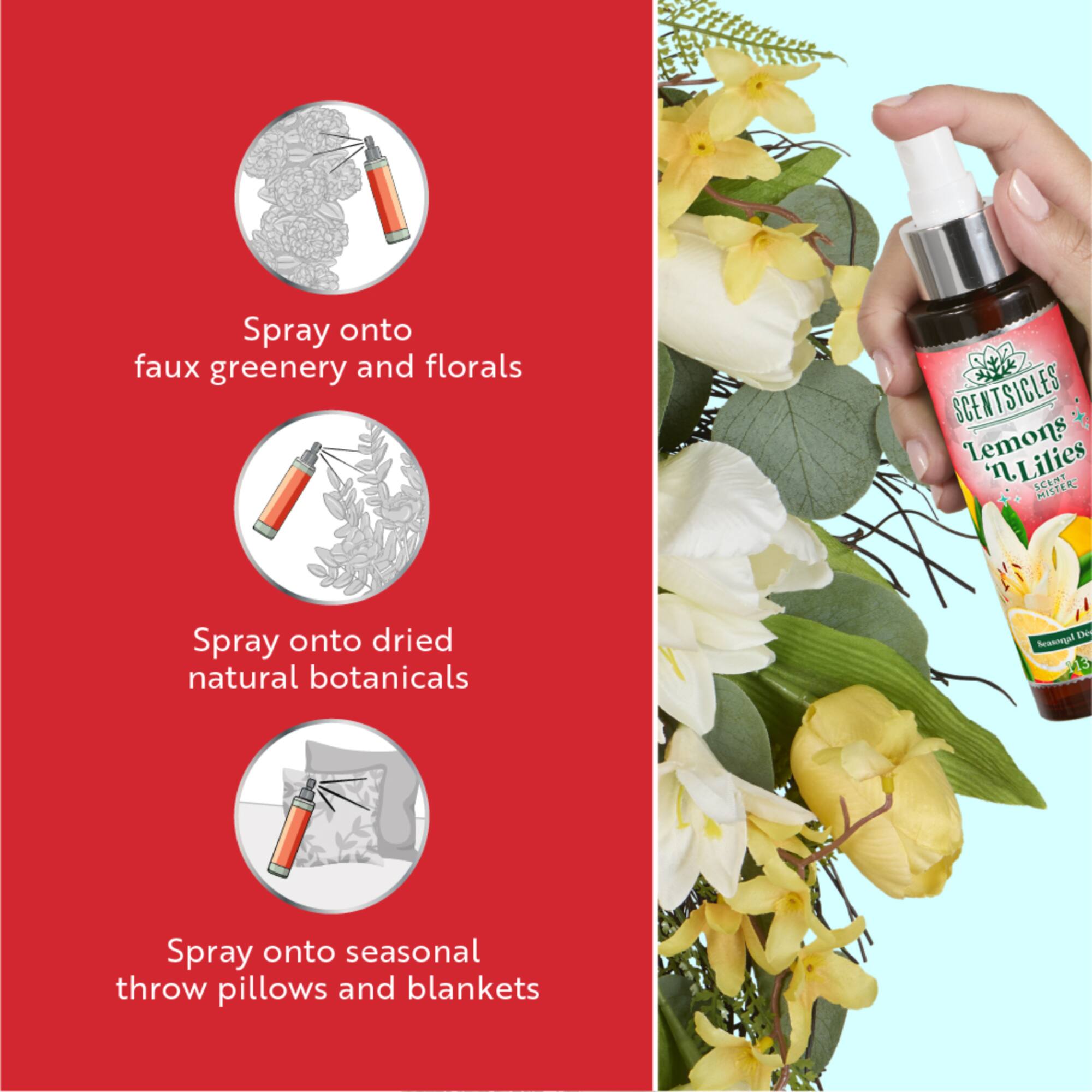 Scentsicles Lemon 'n Lilies Stick 6 ct and Scent Mister Lemon 'n Lilies, 2 pack
